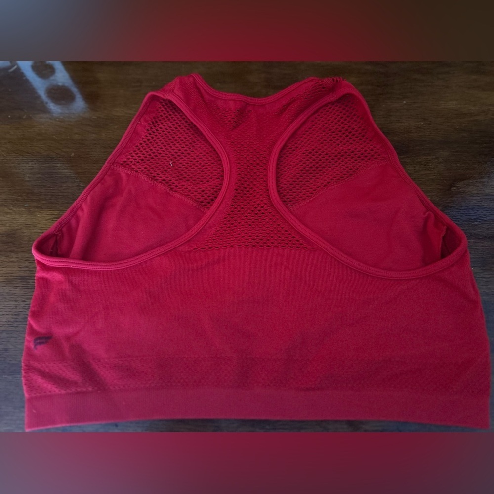 Fabletics maran seamless sports bra color red - Picture 4 of 6